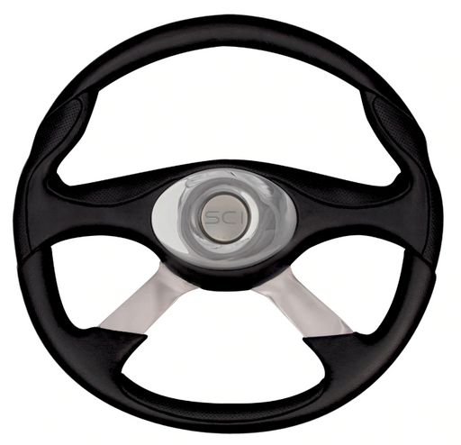 Bells-And-Whistles-Chrome-Shop-Trucks-Aftermarket-Accessories-Steering-Steering-Creations-Genesis-Steering-Wheel-Peterbilt-Kenworth-Freightliner-Mack-Volvo-Lonestar