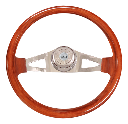 18" Pinion Mahogany Wheel