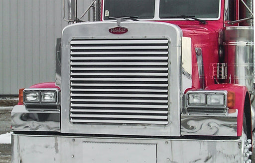 Peterbilt 379 Extended Hood Grille Inserts- 16 Louver Bars