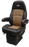 Sears Atlas II High Back Seat- Black & Tan Ultra Leather