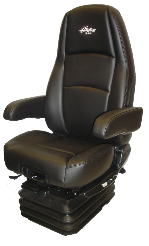 Sears Atlas II High Back DLX Seat- Black Ultra Leather