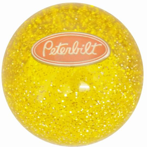 Amber Peterbilt Glitter Brake Knob
