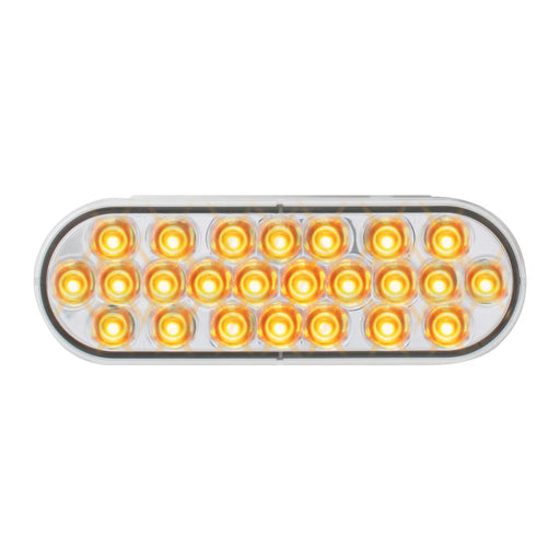 Clear to Amber Oval Pearl LED (24) Diode