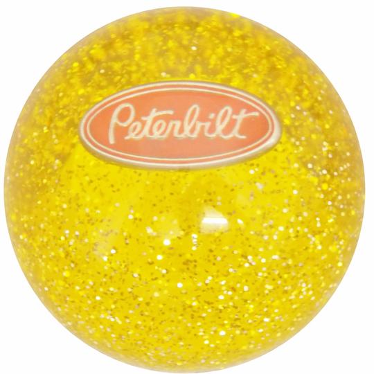 Amber Peterbilt Glitter Shift Knob