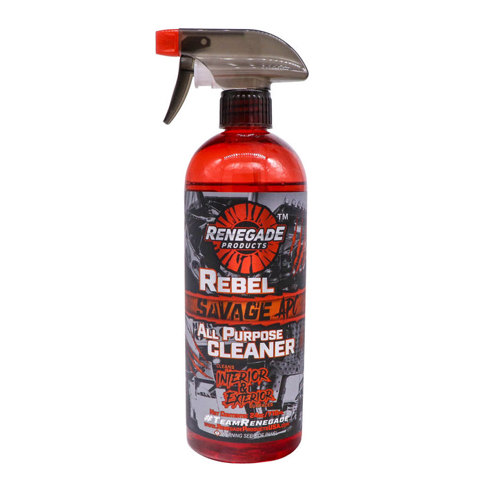 Bells-And-Whistles-Chrome-Shop-Trucks-Aftermarket-Accessories-Polishing-Renegade Products-Rebel Savage All Purpose Cleaner-Peterbilt-Kenworth-Freightliner-Mack-Volvo-Lonestar