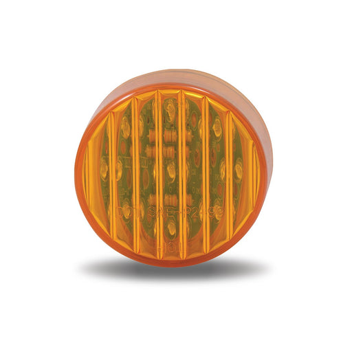 Trux Accessories 2" Amber Ribbed LED Marker Light- Front