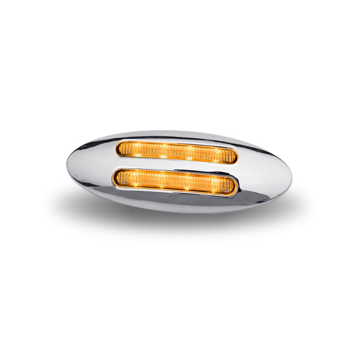 Clear Amber LED Mini Marker Light (8 Diodes)