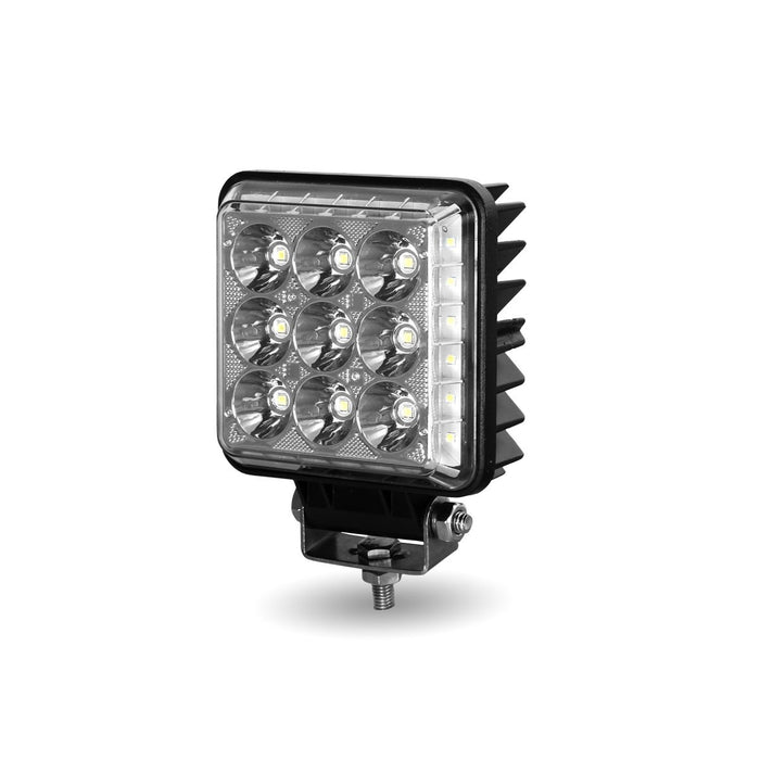 Bells-And-Whistles-Chrome-Shop-Trucks-Aftermarket-Accessories-Headlights-Trux-Accessories-4 ¼-Square-Radiant-Series-LED-Work-Lamp-Peterbilt-Kenworth-Freightliner-Mack-Volvo-Lonestar