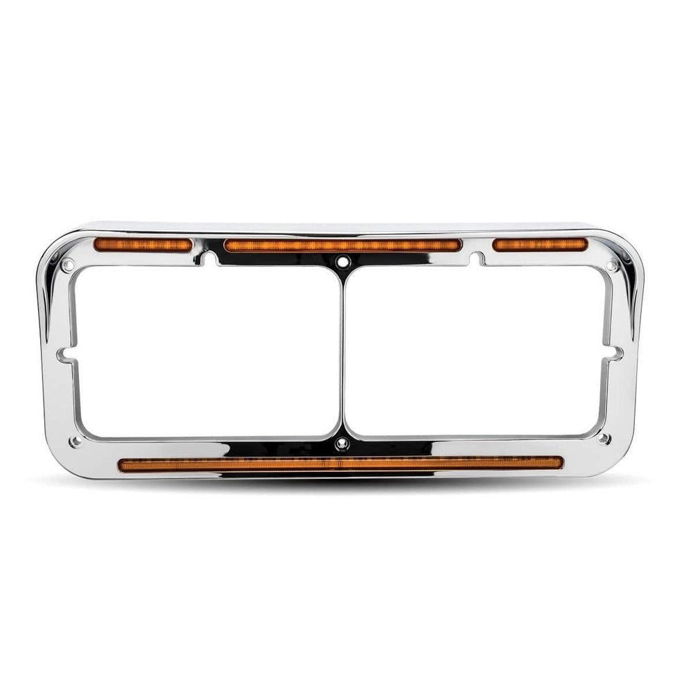 Flatline Clear Amber Marker LED Headlight Bezel