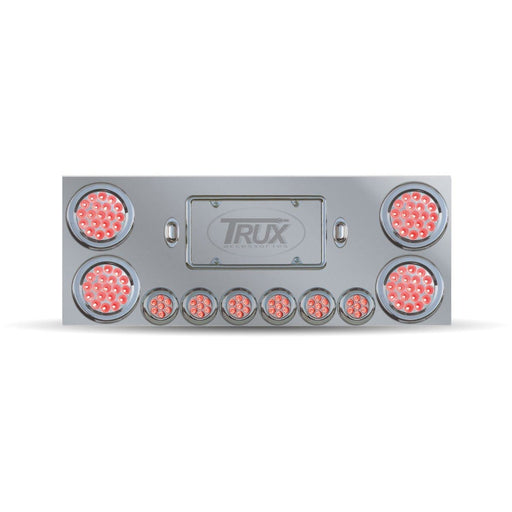 Dual Revolution Rear Center Panel with 4" LEDS/ 4" Dual LEDS/ 2" Dual LEDS/ 2 License LEDS