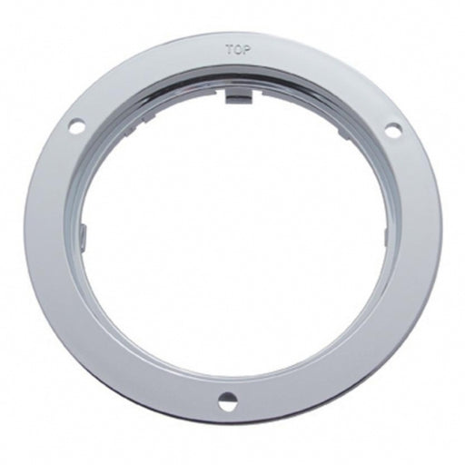 United Pacific 4" Chrome Mounting Bezel