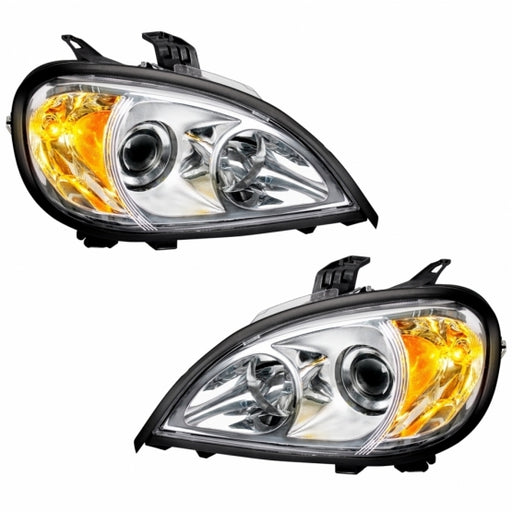 United Pacific 1996+ Freightliner Columbia Projection Headlight Set