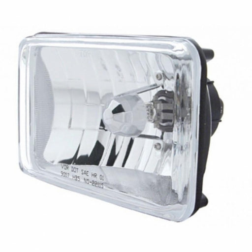 United Pacific 4" x 6" Crystal Headlight - High Beam Only