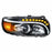 United Pacific Blackout Projection Headlight w/ LED Position & Turn Signal Light For 2008+ Peterbilt 388/389