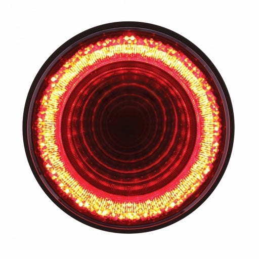 United Pacific 24 LED 4＂ Mirage Stop, Turn & Tail Light - Red LED/Red Lens