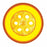 United Pacific 4" GLO Turn Signal Light- Amber/Amber- On