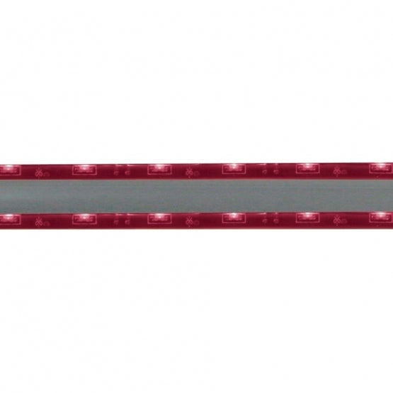35 1/4" Rubber Strap w/lights- Red
