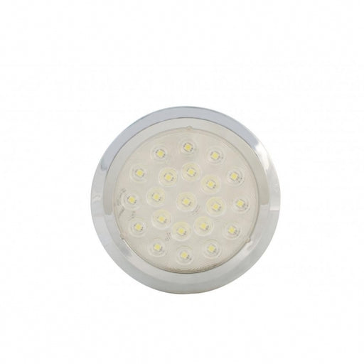 21 High Power LED 6 1/4" Dome Light with Bezel