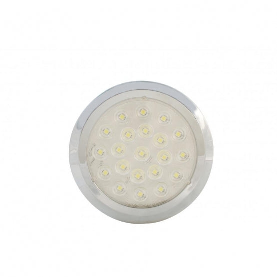 21 High Power LED 6 1/4" Dome Light with Bezel