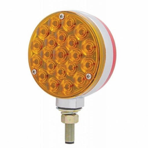 Double Face Turn Signal Light - Amber & Red LED/Amber & Red Lens