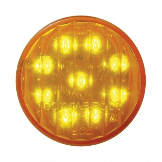 Bells-And-Whistles-Chrome-Shop-Trucks-Aftermarket-Accessories-Lighting-United Pacific-Amber Amber Clearance Marker Light-Peterbilt-Kenworth-Freightliner-Mack-Volvo-Lonestar