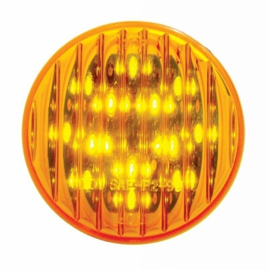 United Pacific 13 LED 2 1/2" Clearance/Marker Light - Amber LED/Amber Lens