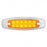 Bells-And-Whistles-Chrome-Shop-Trucks-Aftermarket-Accessories-Lighting-United Pacific-12 LED Reflector Rectangular Marker Light Amber LED Amber Lens-Peterbilt-Kenworth-Freightliner-Mack-Volvo-Lonestar