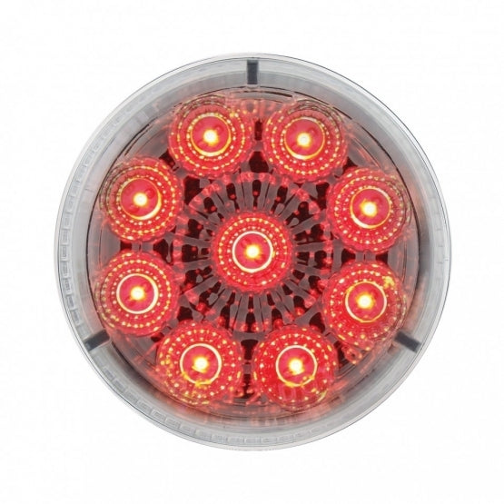 Bells-And-Whistles-Chrome-Shop-Trucks-Aftermarket-Accessories-Lighting-United Pacific-Red LED Clear Lens Reflector Marker Light-Peterbilt-Kenworth-Freightliner-Mack-Volvo-Lonestar