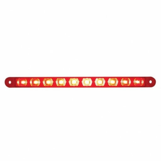9" Stop, Turn & Tail Light Bar Only - Red LED/Red Lens