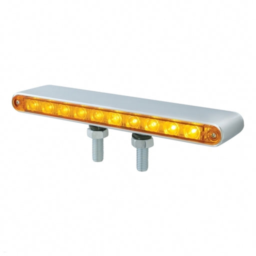 9" Double Face Light Bar - Amber & Red LED/Amber & Red Lens