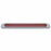 United Pacific 11 LED 17" Stop, Turn & Tail Light Bar w/ Bezel - Red LED/Red Lens- Off Side View