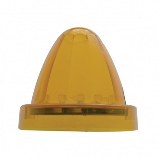 United Pacific 13 LED Watermelon Truck-Lite Style Cab Light - Amber LED/Amber Lens