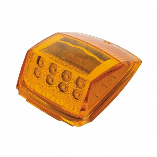 United Pacific Amber Reflector Square Cab Light- Light Off Side View