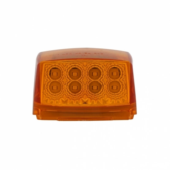 United Pacific Amber Reflector Square Cab Light- Light Off Front View