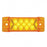 United Pacific 13 LED Reflector Rectangular Clearance/Marker Light - Amber LED/Amber Lens