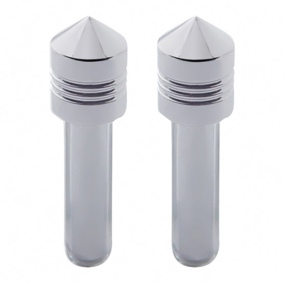 Chrome Door Lock Knob - Pointed (2pc/set)