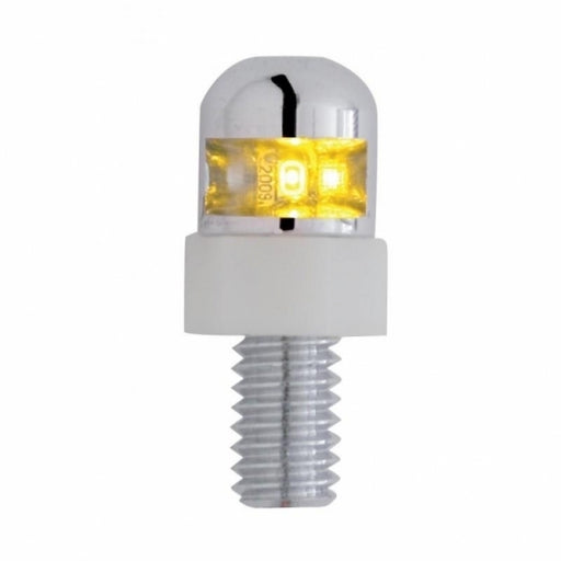 1 LED License Plate Fastener - Amber LED (2 Pack)