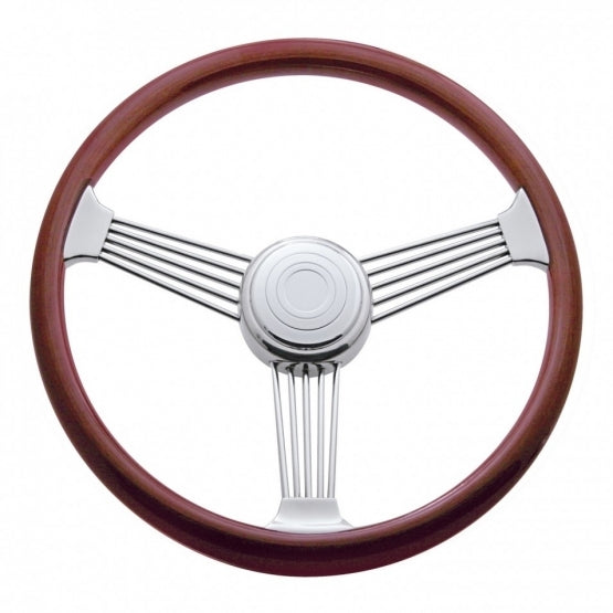 United Pacific 18" Banjo Steering Wheel w/ Hub For 1998 - 2005 Peterbilt, 2001 - 2002 Kenworth