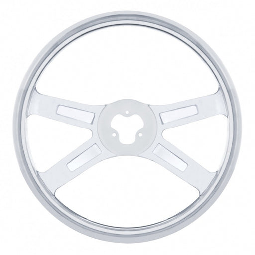 United Pacific 18" Stainless Steering Wheel