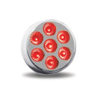 Trux Accessories 2" Round Red Marker to Purple Auxiliary LED Light- Primary Function