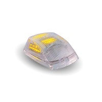 Clear Amber Marker LED Square Cab Light