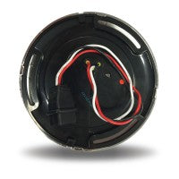 4" Flatline Clear Red LED Stop, Turn, & Tail Light with Flange Mount Back Side